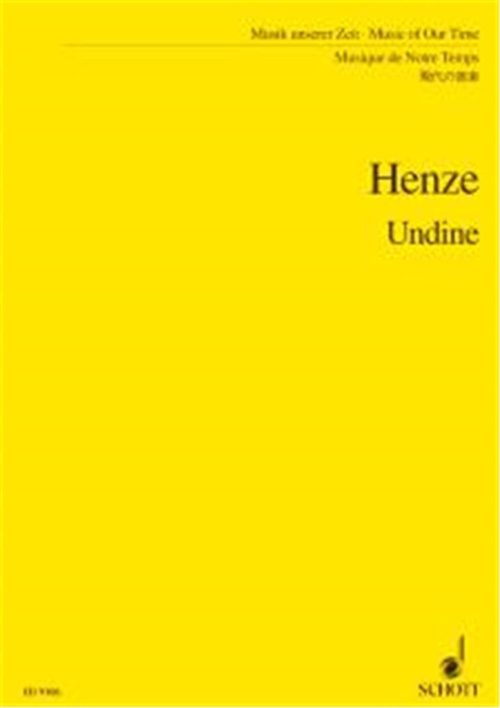 Undine Partituur
